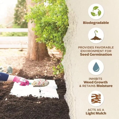 Miniatura 6 de Alfombrilla de semillas – Fácil de plantar y cultivar semillas de jardín – Crea un jardín de flores fragantes y vibrantes