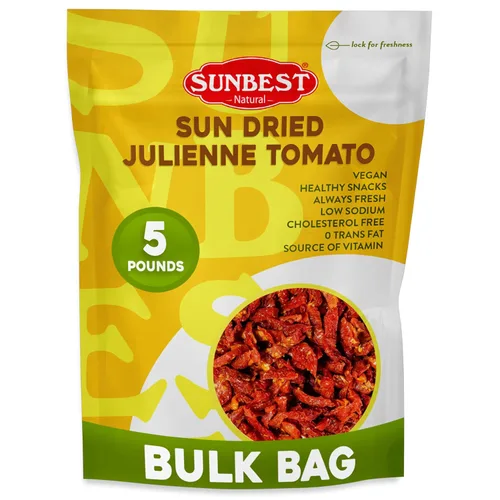 Miniatura 6 de Sunbest Natural - Mitades de tomates secados al sol, mezcla fresca de tomates listos para comer, tomate secado al sol para cocinar y aperitivos