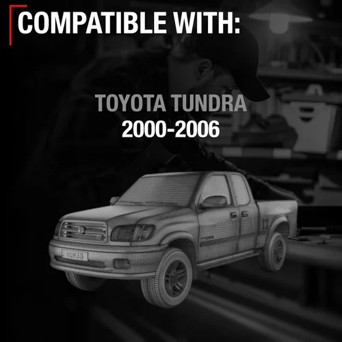 Miniatura 4 de Ensamblaje del pestillo de la manija del portón trasero, metal mejorado con carcasa de plástico, compatible con Toyota Tundra 2000-2006, montaje