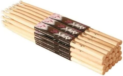 Miniatura 3 de OnStage On Stage Hickory 2B - Baquetas de nailon (12 pares)