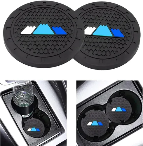 2 posavasos tricolor de 3 colores para automóvil, accesorios interiores de camiones para Tacoma TRD 4Runner Tundra Sequoia Rav4 Hig