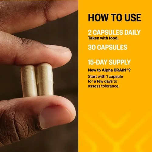 Miniatura 6 de ONNIT - Suplemento para el cerebro en cápsulas Alpha Brain