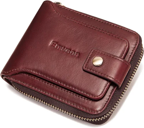Miniatura 5 de Cartera para hombre E04, Café, Vintage