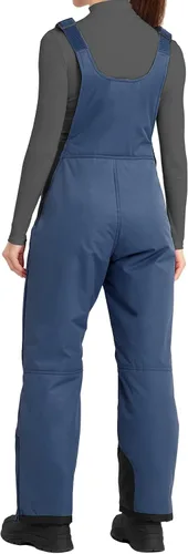 Miniatura 3 de Sportneer Pantalones de nieve para mujer, pantalones de esquí con aislamiento esencial para mujer, overol para esquí y snowboard