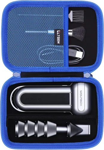 Miniatura 11 de Estuche LTGEM para Plumero de Aire Compatible con WOLFBOX MF100 / MF200 Plumero de Aire Eléctrico y Plumeros de Aire Comprimido, Negro (Solo Estuche)