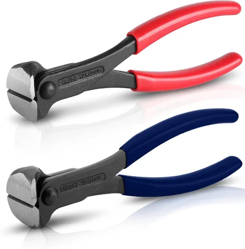 Miniatura 25 de Bates - Extractor de uñas de pata de gato, alicates de corte de extremo, extractor de grapas, herramienta de carpintero Rojo