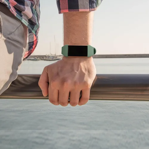 Miniatura 6 de Paquete de 6 pulseras delgadas de silicona suave compatibles con Fitbit Charge 4, correas de repuesto deportivas para Fitbit Charge 4/Fitbit Charge