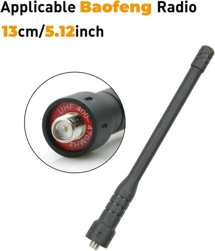 Miniatura 2 de Paquete de 2 antena universal Walkie Talkie SMA-Hembra UHF 400-470Mhz antena para PUXING PX-777 PX-888 UV-5R Kenwood HYT Radio