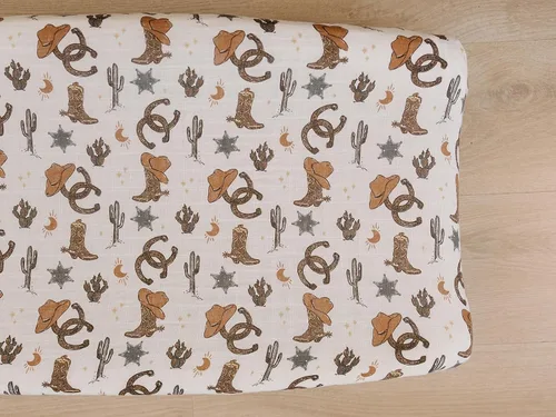 Miniatura 13 de Mebie Baby Funda para cambiador, flor de otoño, 100% muselina de algodón para cambiador, funda para bebé niño y niña, fundas de decoración