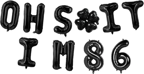 Miniatura 83 de Globos de látex de 16 pulgadas con texto en inglés "Oh I'm 14" Black Hallo Fourteen Cheers to 14 Years Old Theme Decor for Man Woman Happy 14th