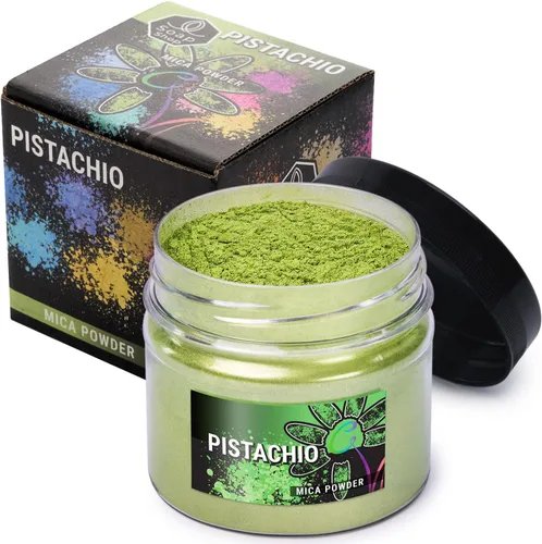 Miniatura 22 de Polvo de mica cereza 2 oz - Tinte para hacer jabón - Color único - Suministros para hacer jabón a mano - Pigmento de color de resina epoxi - Polvo