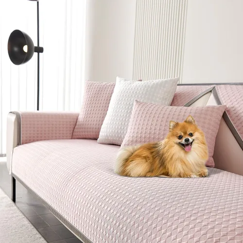 OTOB Funda refrescante para sofá de perro de fibra de seda de hielo, protector de sofá lavable y antideslizante, tapete suave para cama de perro,