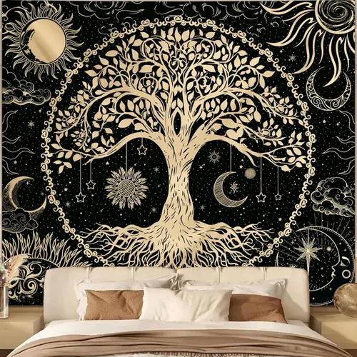 Miniatura 9 de Tapiz de Pared de Ciudad Anime Punk para Dormitorio, Tapices Japoneses Futuristas de Calle Nocturna de Neón Ciberpunk Estéticos, Fondo