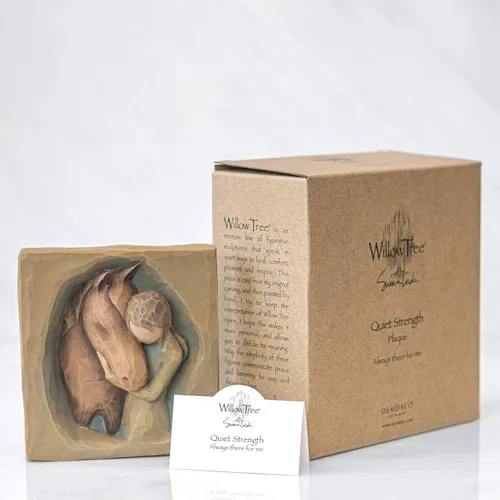 Miniatura 5 de Willow Tree - Placa "Quiet Strength" por Susan Lordi. 26517