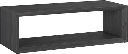 Miniatura 17 de Henn&Hart Mesa auxiliar rectangular de madera de 48 pulgadas con estante de almacenamiento abierto para sala de estar, sala familiar u oficina
