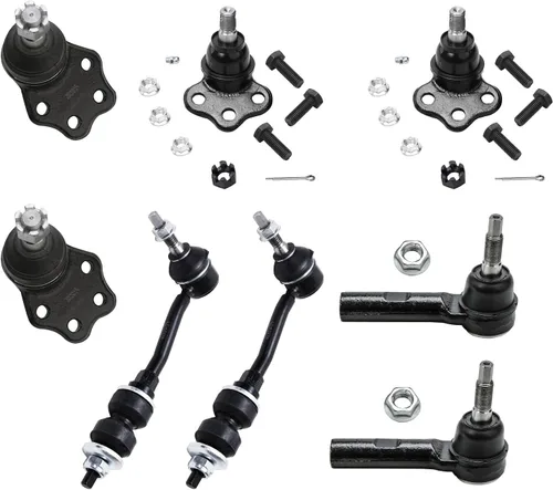 Miniatura 80 de Detroit Axle – Kit de suspensión delantera para Hyundai 2013-2018 Santa Fe 2 enlaces de barra de estabilizador 4 varillas de amarre interiores