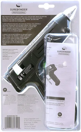 Miniatura 6 de Serie profesional HE-750W pistola de pegamento caliente de alta temperatura de tamaño completo de 80 vatios