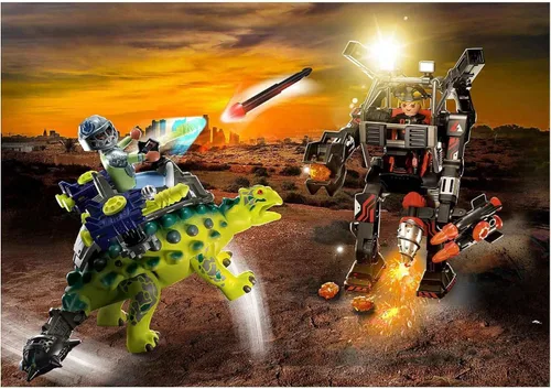 Miniatura 4 de Playmobil Dino Rise Saichania: La invasión del robot