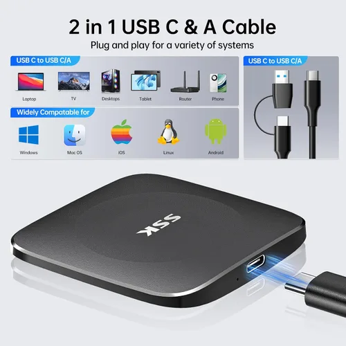 Miniatura 4 de SSK Paquete SSD externo de 1 TB