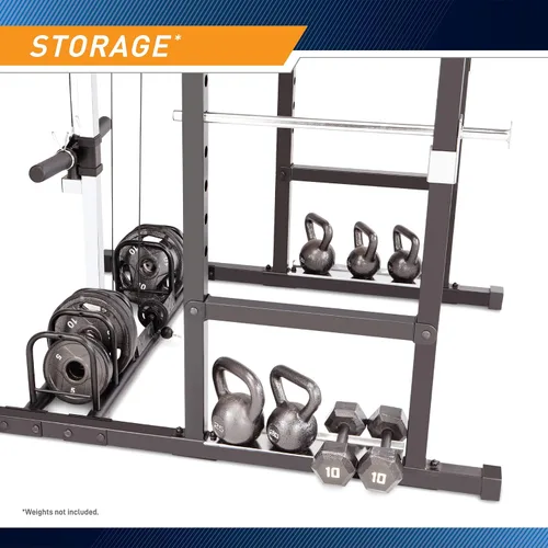 Miniatura 4 de Marcy Strength Training Home Gym Cage with Pulley System for Weightlifting, Bodybuilding, Full Body Workout Equipment for Home Exercise