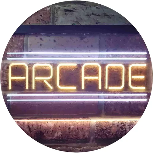 Miniatura 10 de ADVPRO Arcade Game Zone Room - Letrero de neón LED de doble color, azul y rojo, 12 "x 8.5" st6s32-i3368-br