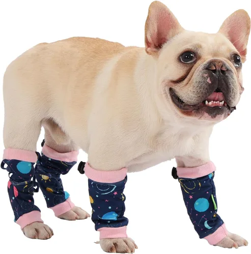 Miniatura 8 de PetWarm Juego de 4 fundas de recuperación para perros, funda para patas de perro, ideal para comodidad y apoyo durante la recuperación de mascotas