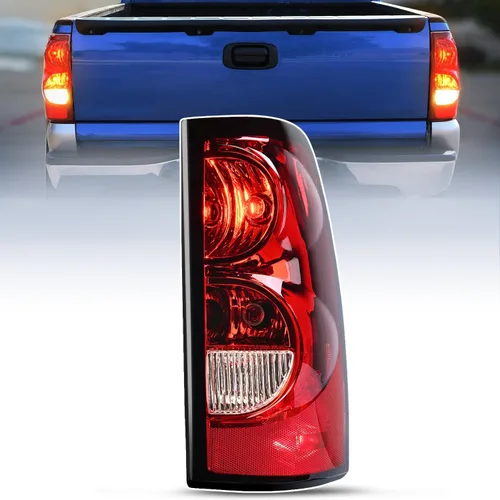 Nilight Conjunto de luz trasera para Chevy Silverado 1500 1500HD 2500 2500 2500HD 3500 2007 Chevrolet Classic OE estilo pasajero lámpara trasera con