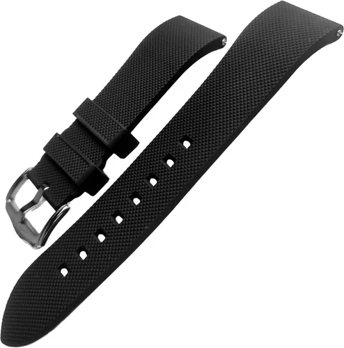 Miniatura 4 de Ocdin Correa de reloj de 0.866 in de repuesto para Blancpain X Swatch con llave hexagonal de liberación rápida de silicona compatible con Bioceramic