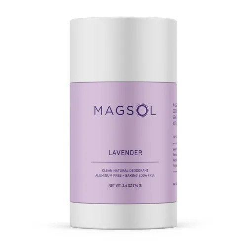 Miniatura 7 de MAGSOL - Desodorante de magnesio para mujeres, sin aluminio, sin bicarbonato de sodio, desodorante natural para pieles sensibles, protección contra