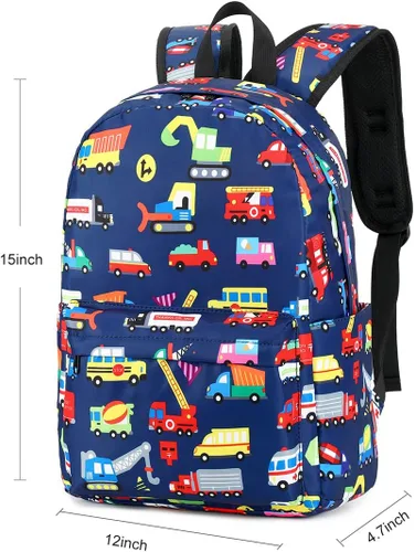 Miniatura 6 de Mochila preescolar para niños para escuela primaria Camión Marina S Computadora portátil