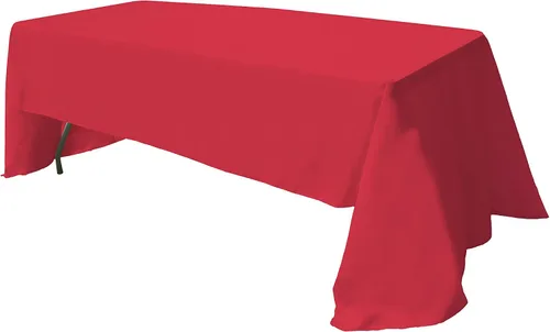Miniatura 51 de GEFEII Servilletas de tela de poliéster sólido de 18 x 18 pulgadas para cocina, mantel rectangular cuadrado redondo para bodas, fiestas