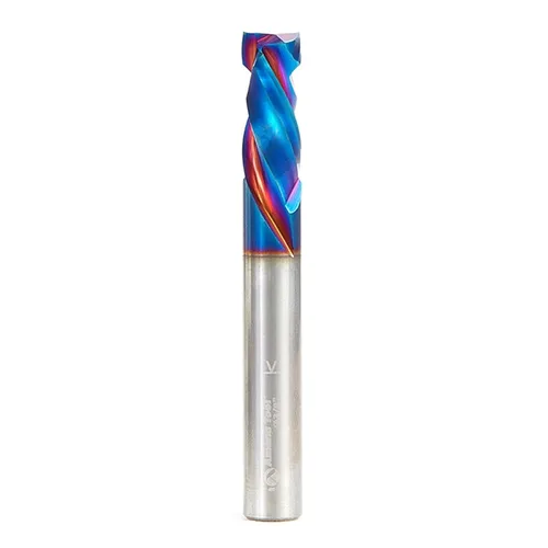 Miniatura 27 de Amana Tool Spektra Extreme Tool Life - Broca de router espiral de compresión CNC de carburo sólido, 46010-K, 3/8 D x 1-1/8 CH x 3/8 vástago x 3