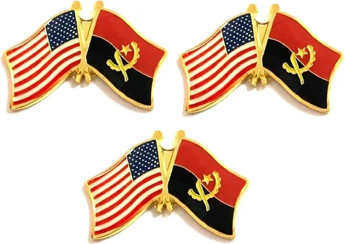 Miniatura 5 de 3 Pines de solapa con banderas de Estados Unidos y países internacionales, paquete de 3 pines dobles con diseño de banderas de Estados Unidos