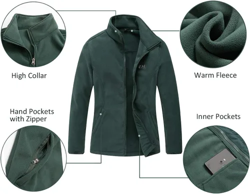 Miniatura 4 de Diamond Candy Chaqueta de invierno 3 en 1 para mujer, impermeable, con capucha, chaqueta de esquí de forro polar cálido