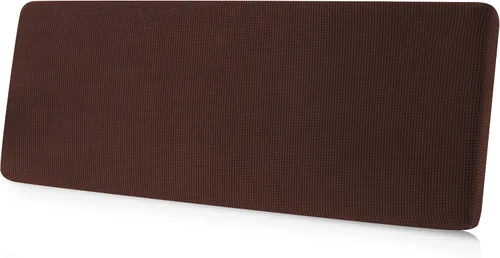 Miniatura 53 de CHUN YI - Funda elástica de cojín para sofá biplaza, funda de asiento de sofá con tela jacquard de elastano (mediana, color marfil blanco)