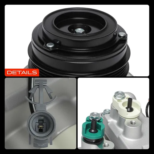 Miniatura 9 de A-Premium Compresor A/C con embrague compatible con Suzuki Grand Vitara 2.7L 2007-2008