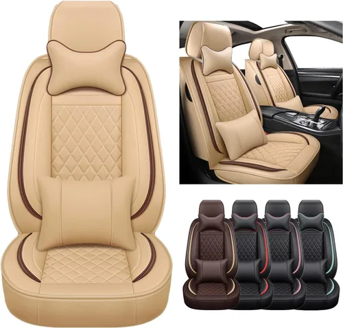 Miniatura 13 de Fundas de asiento de automóvil de ajuste universal para vehículos de 5 asientos, cobertura completa, protector de asiento para Camry Corolla RAV4