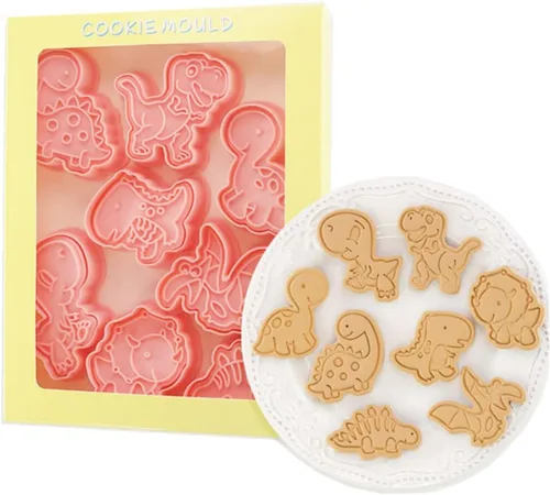 Miniatura 18 de 8 Piezas Moldes de Galletas de la Estatua de la Libertad para Hornear Moldes de Galletas, Prensa Torre Eiffel, Juego de Moldes de Galletas