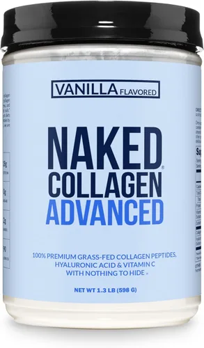 Miniatura 12 de Naked Collagen - Proteína en polvo de péptidos de colágeno, 60 porciones criadas en pasto, suplemento de colágeno hidrolizado alimentado con pasto