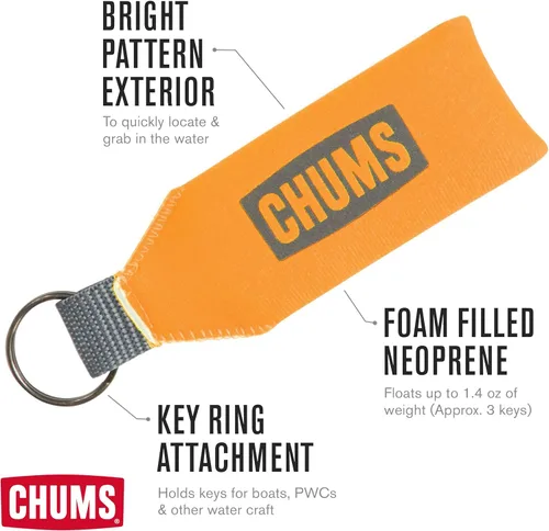 Miniatura 4 de Chums Llavero flotante de neopreno para llaves de barco, llaves de coche, flotador de llaves para embarcaciones - Accesorios para deportes acuáticos