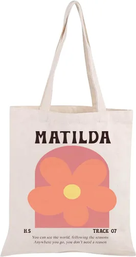 Miniatura 2 de BLUPARK Bolsa de lona inspirada en el cantante – Bolsa de lona para amantes de la música con idea de canción de cantante y diseño inspirado