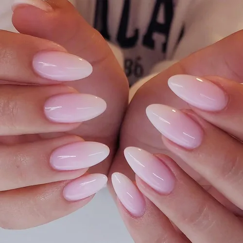 Miniatura 36 de Uñas postizas a presión marrón café, uñas postizas medianas de almendra, color sólido, cobertura completa, uñas postizas artificiales brillantes