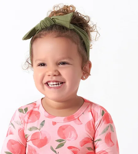 Miniatura 2 de Gerber Diadema suave y mantecosa para bebés y niñas con lazo de viscosa hecha de eucalipto