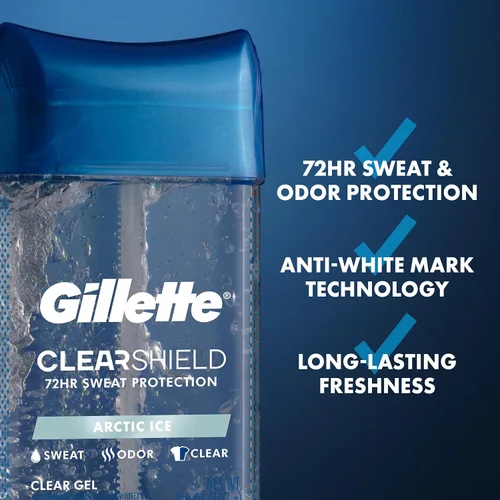 Miniatura 2 de Gillette Antitranspirante y desodorante para hombres, protección contra el sudor y el olor 72 horas, frescura de larga duración, tecnología