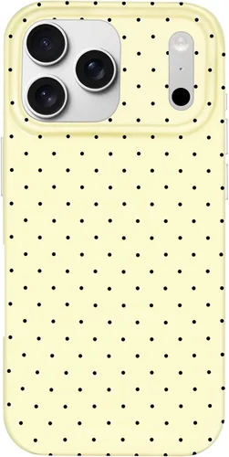 Miniatura 26 de Hython Funda para iPhone Air, diseño estético de lunares lindos, funda simple de 6.5 pulgadas, delgada, antiarañazos, parachoques de TPU suave, a