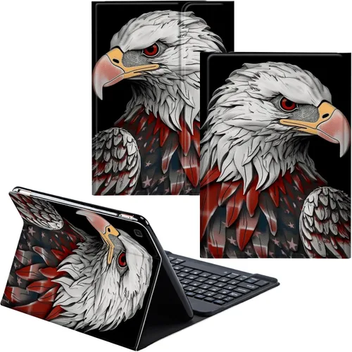 Miniatura 43 de Para Samsung Galaxy Tab S6 Lite Funda 2022/2020 Teclado Inalámbrico Desmontable Y Cubierta De Soporte De Cuero PU Funda Protectora Para Samsung