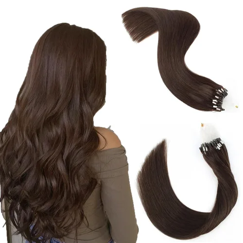 Miniatura 59 de ABH AMAZINGBEAUTY HAIR Extensiones de cabello rizado liso para mujeres negras con punta en I, cabello humano, punta en I, Remy, 50 mechones, punta