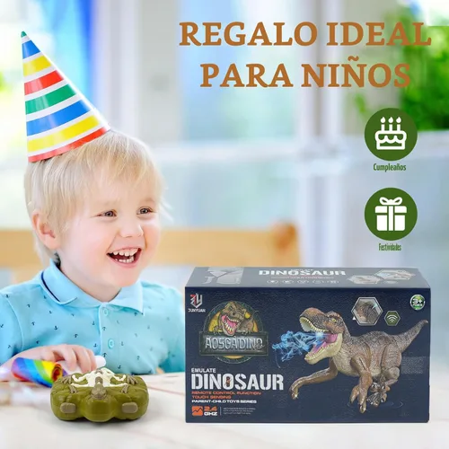 Miniatura 7 de Juguetes de dinosaurio con control remoto para niños de 4 a 7 y de 8 a 12 años - Los mejores regalos de cumpleaños para niños de 4 a 12 años