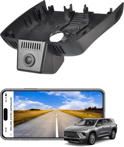 Mangoal Cámara de tablero 4K para Buick Enclave Gen3 2025-2026 (Modelo C), Base Essence Premium Avenir Preferred, aspecto OEM integrado, video UHD