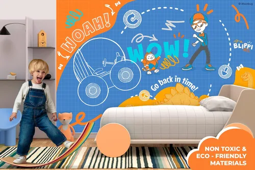 Miniatura 4 de EGD Blippi Kids Wallpaper X Blippi Series - Colección Prime - Mural temático para diseño de interiores (EGDBLI013)
